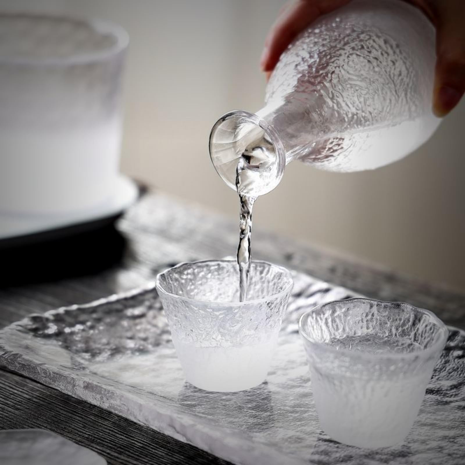 グラス・カップ・酒器 Crystal Amazon.co.jp: FLYILIA 徳利 お猪口 セット 酒燗器 冷酒器 湯燗器 熱燗