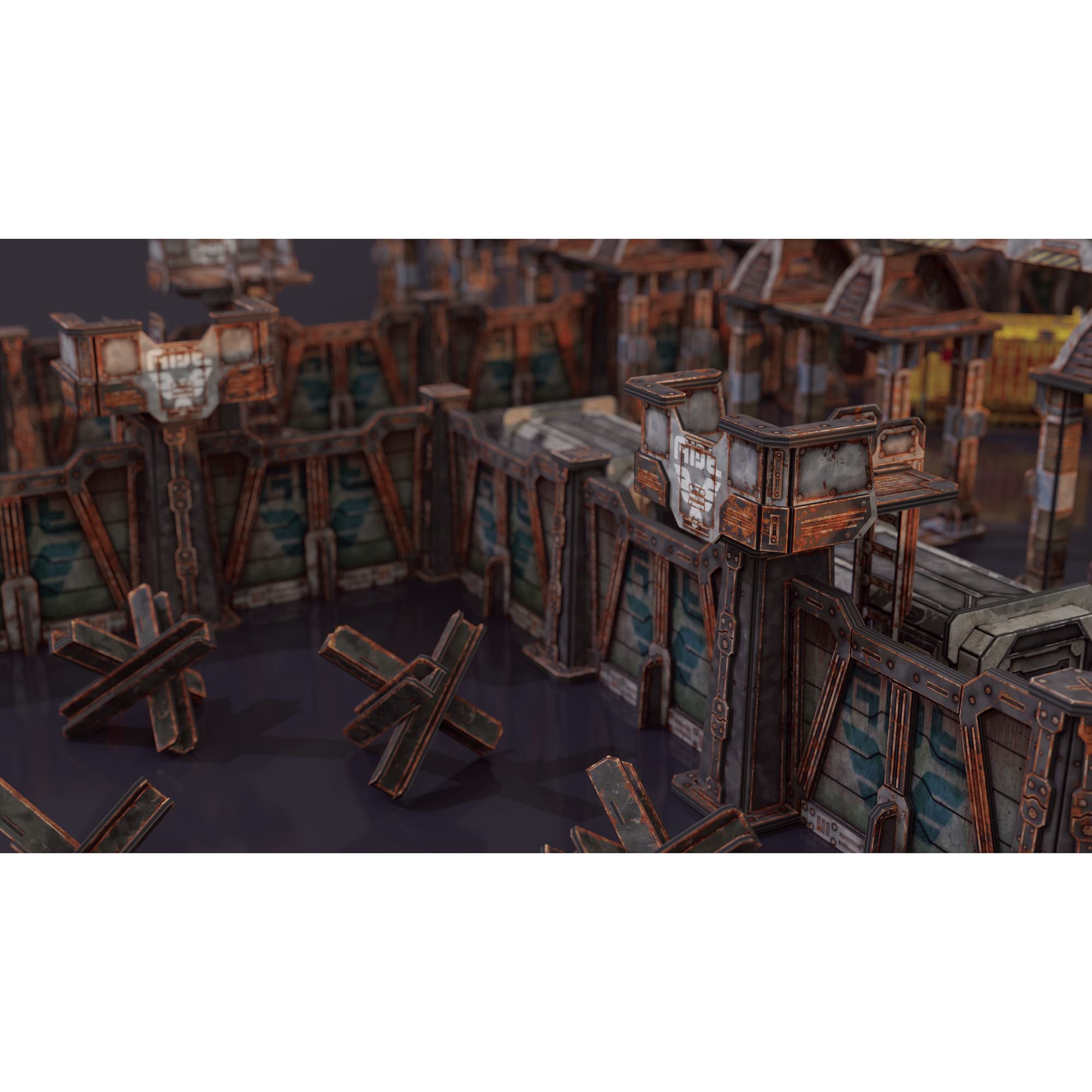 TinkerTurf - Terreno De Ciencia Ficción: Cajas 1 Complemento, Tema Neutro, Resistente, Asequible, Gran Aspecto, Terreno A Todo Color, Rápido Y Fácil