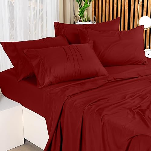 Miniatura 2 de Utopia Bedding Juego de sábanas Queen  Ropa de cama de 4 piezas  Microfibra cepillada  Resistente al encogimiento y a la decoloración  Fácil cuidado