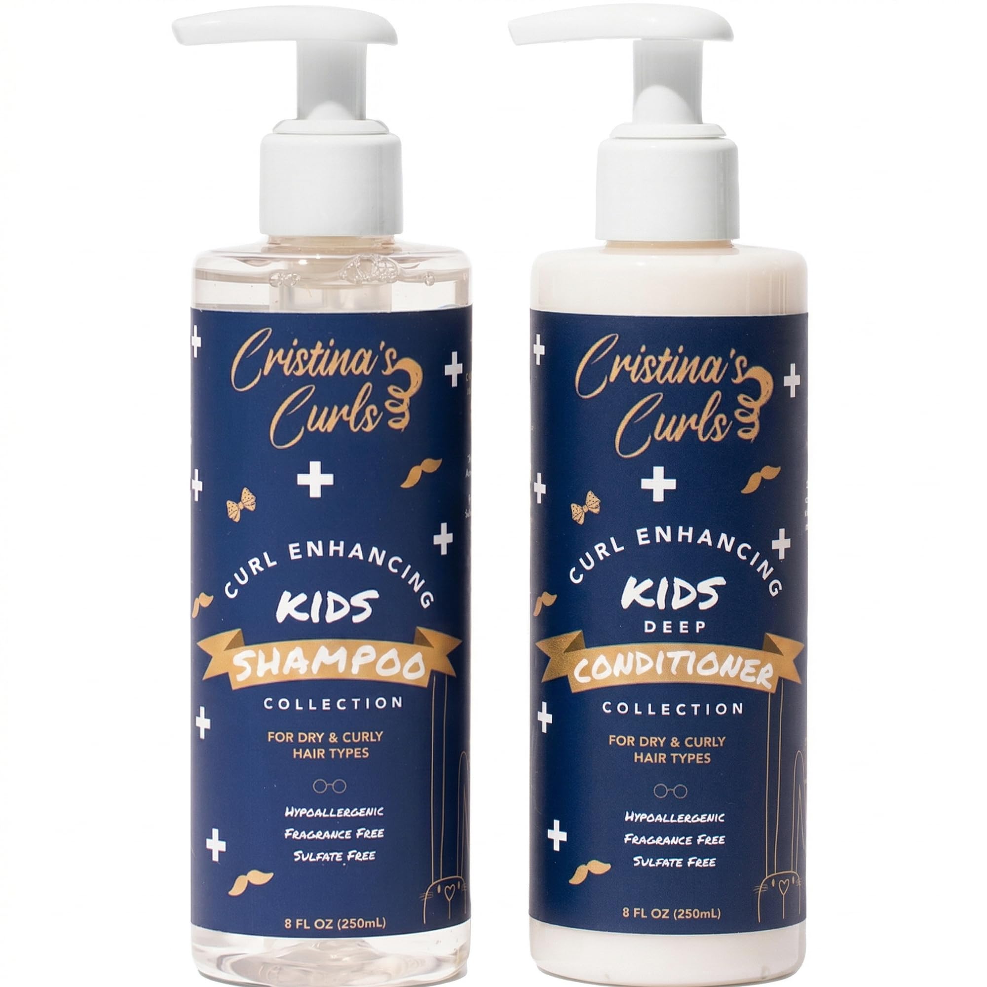 Cristina's Curls Curl Shampoo And Conditioner Set - detanglers | Mubboo