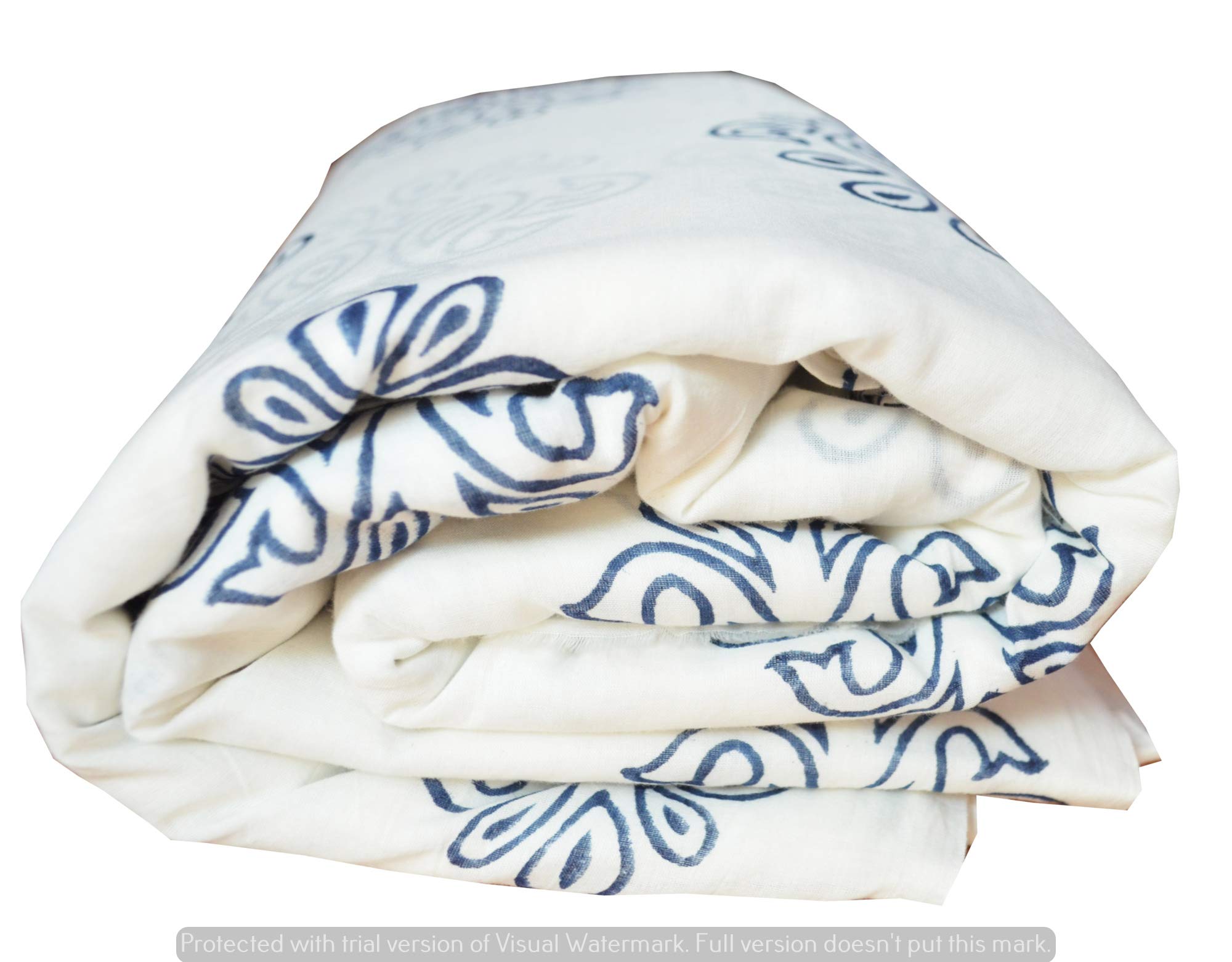 Traditional Jaipur Tkanina bawełniana z nadrukiem firmy The Yards, indyjskie tkaniny z nadrukiem na letnią sukienkę, kurti, szalik, poduszkę, pokrowiec na sofę (10 metrów)