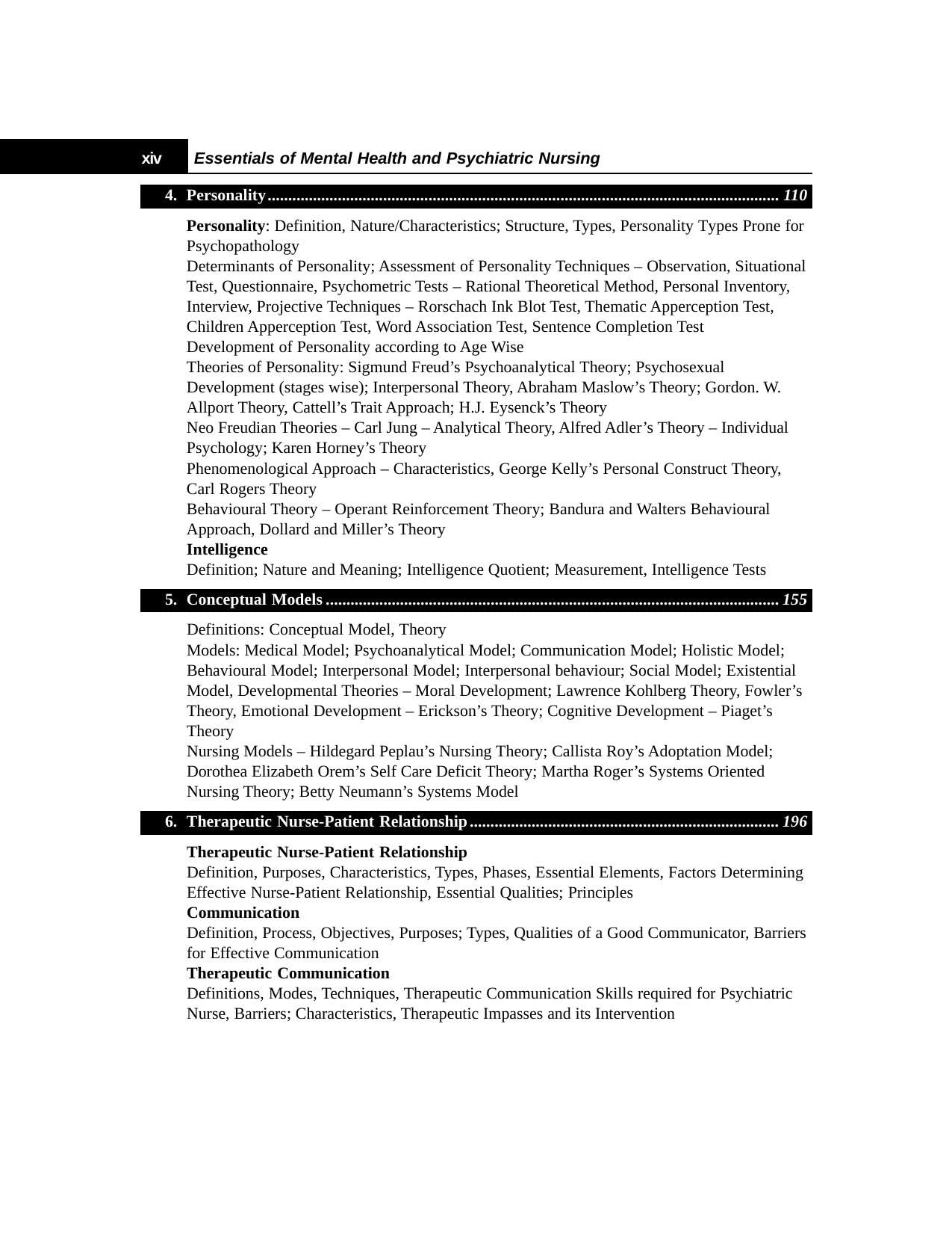ESSENTIAL OF MENTAL HEALTH AND PSYCHIATRIC NURSING (2VOLS) 1