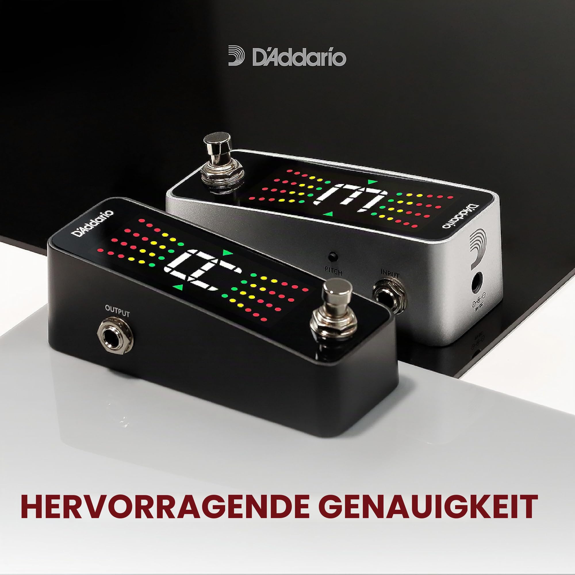 D'Addario PW-CT-20 Chromatisches Pedal-Stimmgerät