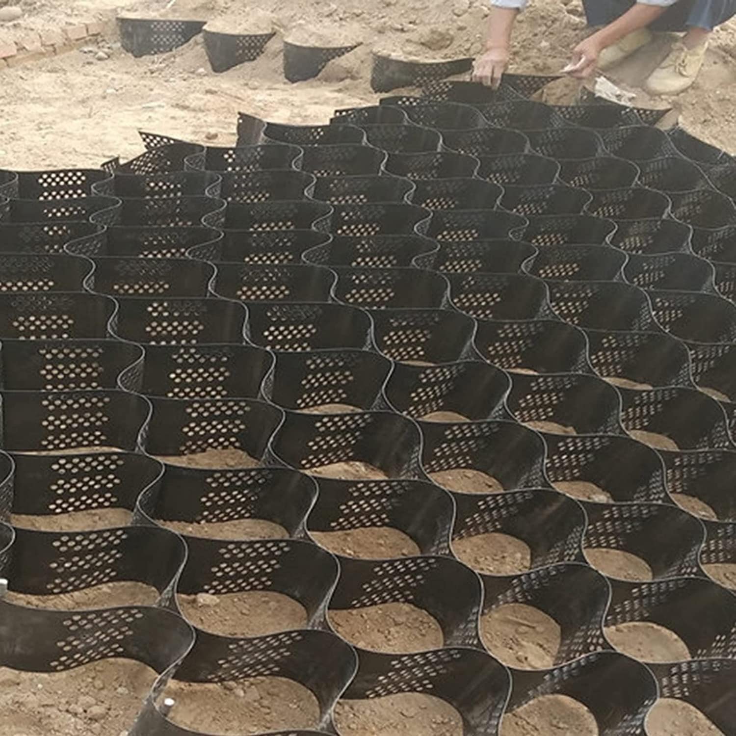 Grilles de gravier de pois pour allée de patio et aménagement de jardin surélevé