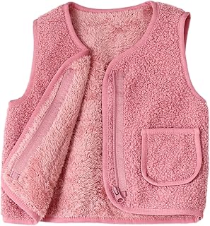 Sherpa Fleece Vest with Pockets