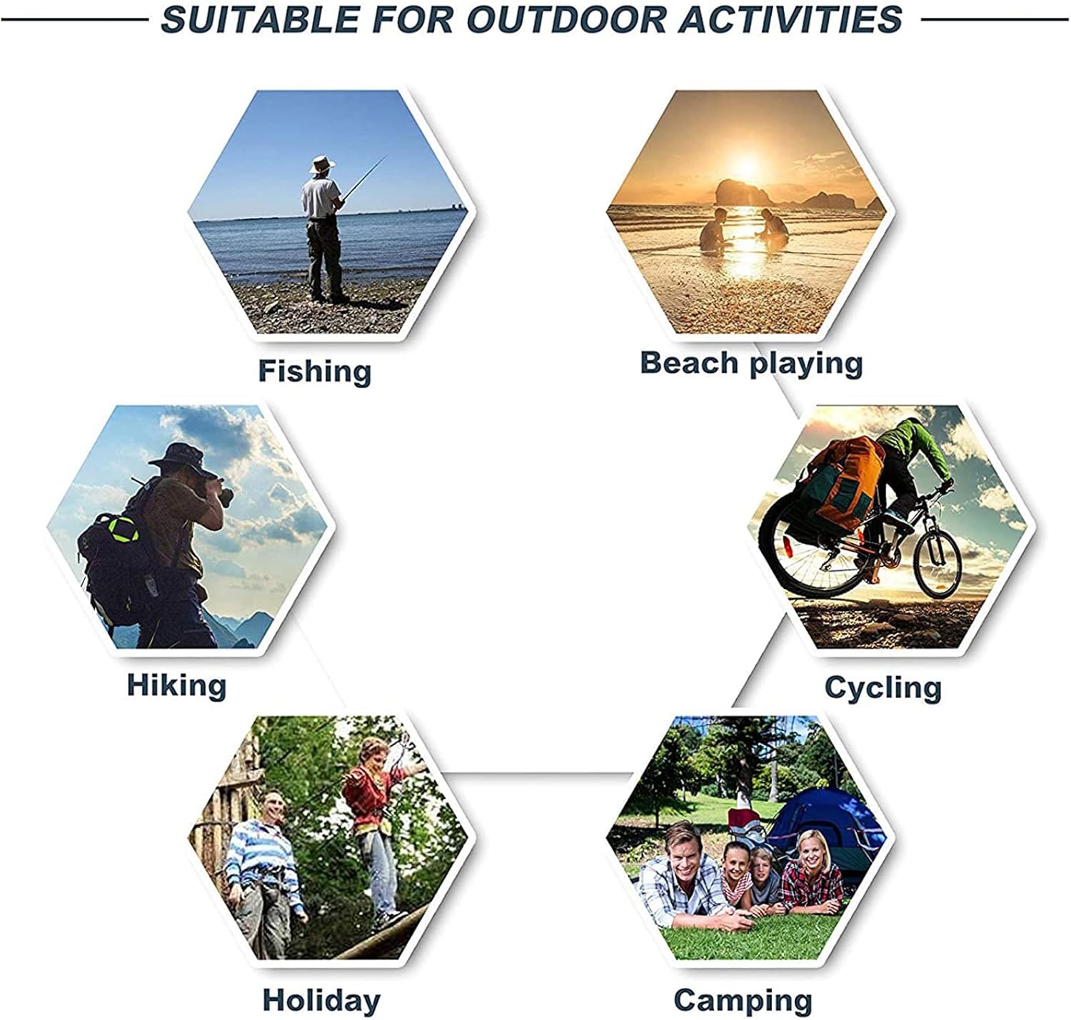 Women's Summer Sun Outdoor UV Protection Foldable Mesh Wide Brim Beach Fishing Bucket Hat - Image 7