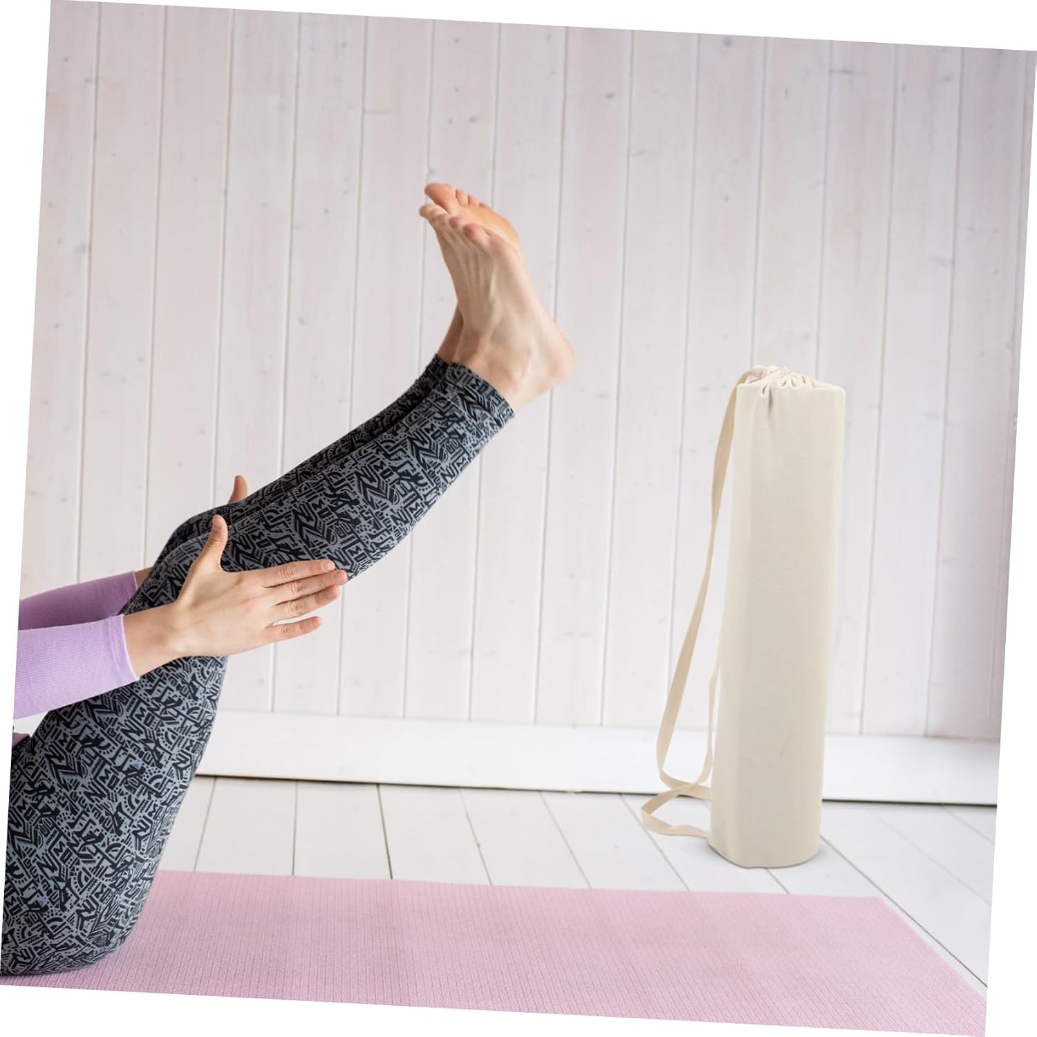3pcs Yoga Mat Storage Bag Yoga Mat Carrier Capacity Stylish Design for Daily Use and Fitness for Men and Women
