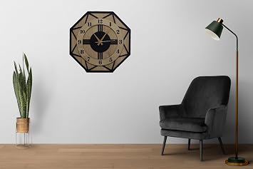 aswood SEK ZGEN 3-LAYER WOOD VIP DECORATIVE WALL CLOCK