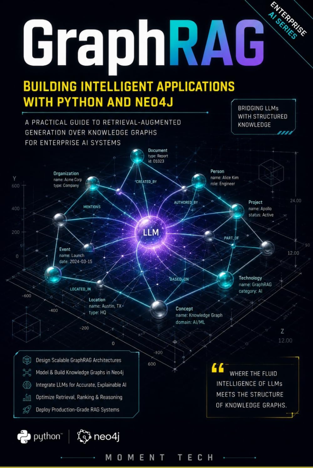 GraphRAG: The Knowledge Graph Blueprint for LLMs: Implementing Advanced RAG for Enterprise AI with Python and Neo4j