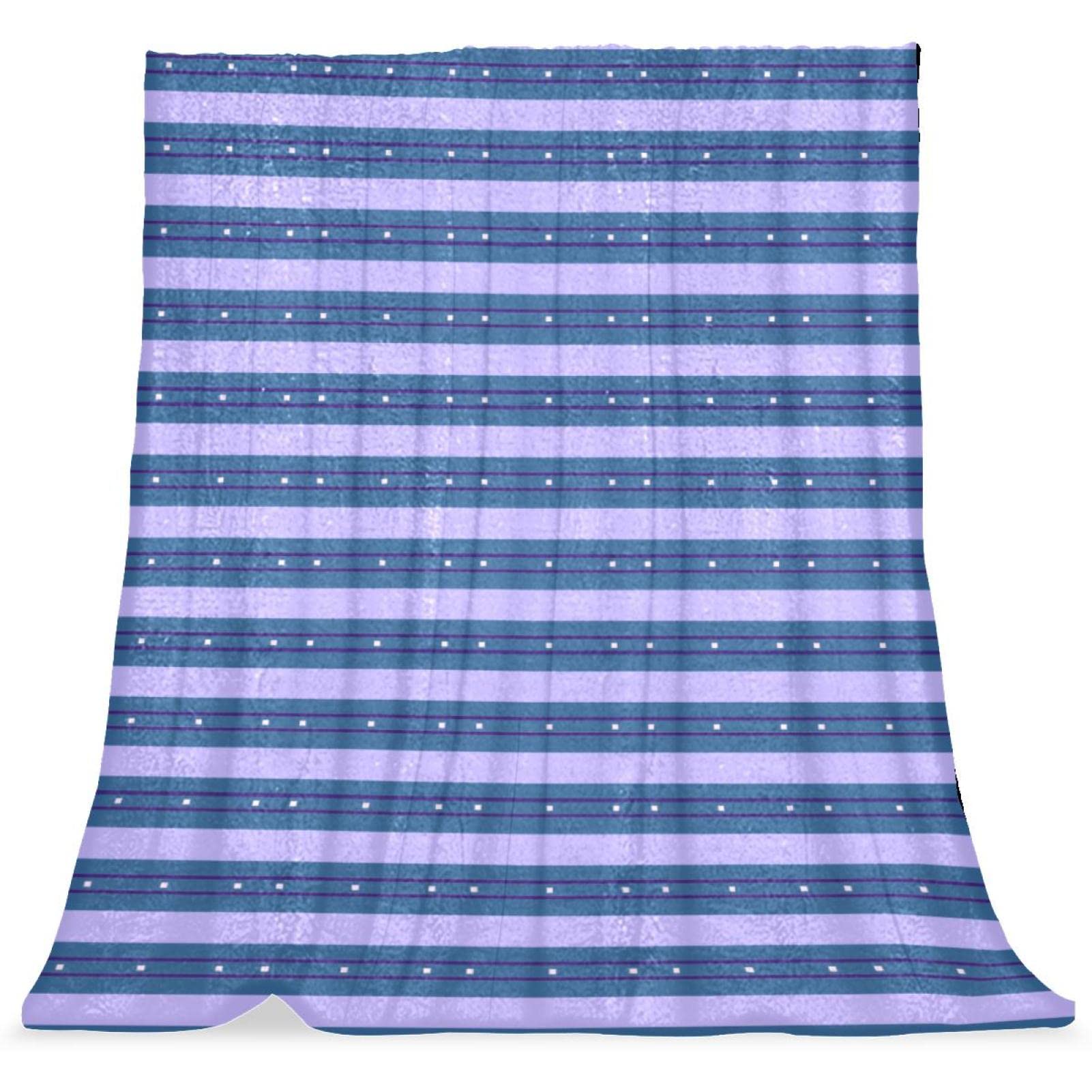 Couverture de lit TBOUOBT couvre-lit confort doux pour enfant bleu violet