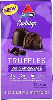 Atkins Endulge™, Truffles, Dark Chocolate, 12 Count, 0.35 oz (10 g) Each