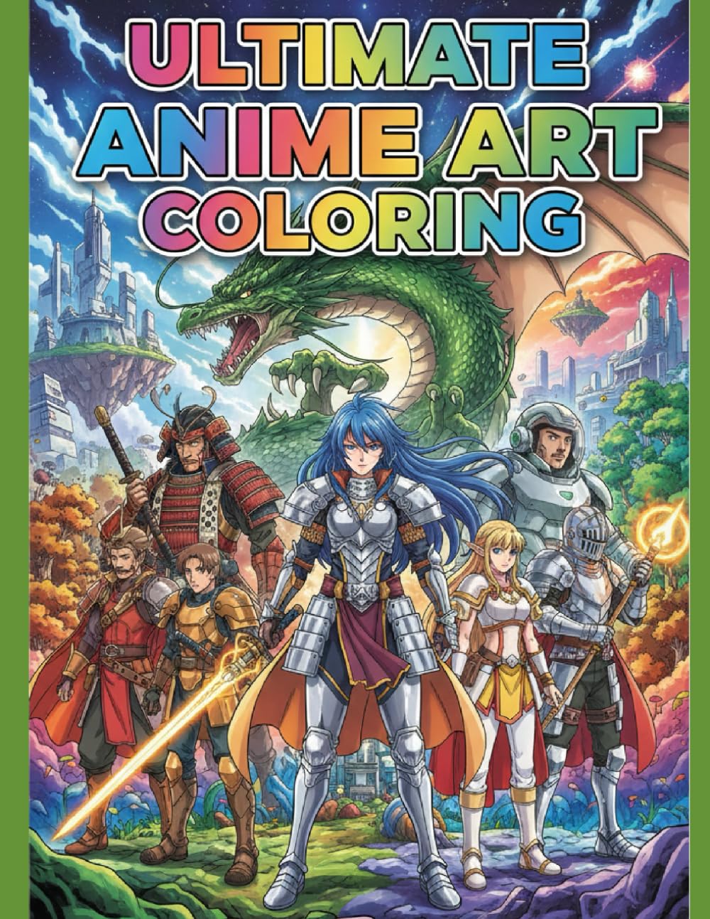 Ultimate Anime Coloring Book