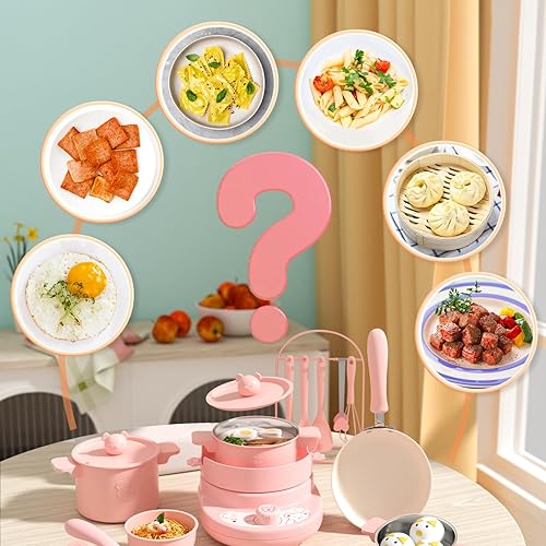 Miniatura 7 de Juegos de cocina para niños, mini herramientas seguras de cocina Montessori, fabricación de alimentos reales para niños de 8 a 12 años, juguetes