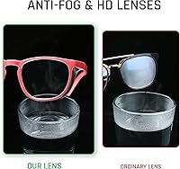 Vista 90 de Gafas de seguridad con estilo, gafas protectoras antiarañazos, transparentes para hombres y mujeres