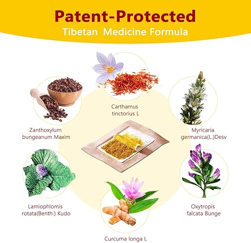 Miniatura 2 de QIZHENG HIMALAYA Parche para aliviar el dolor (5 parches), parche de hierbas calentadoras. Adecuado para espalda, cuello, hombros, dolor de rodilla,