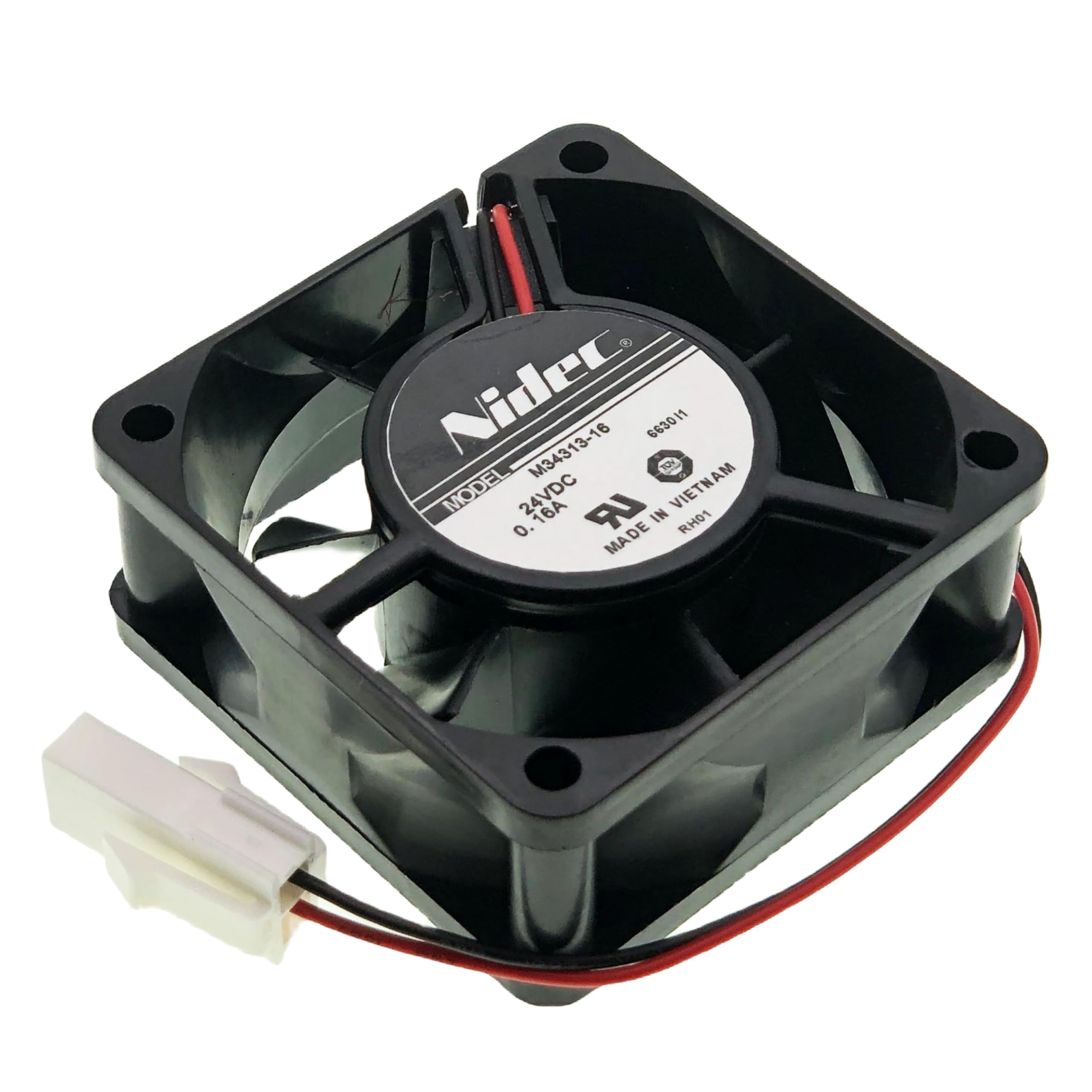 Amazon.co.jp: M34313-16 冷却ファン 24V 0.16A 60×60×25mm 2線式