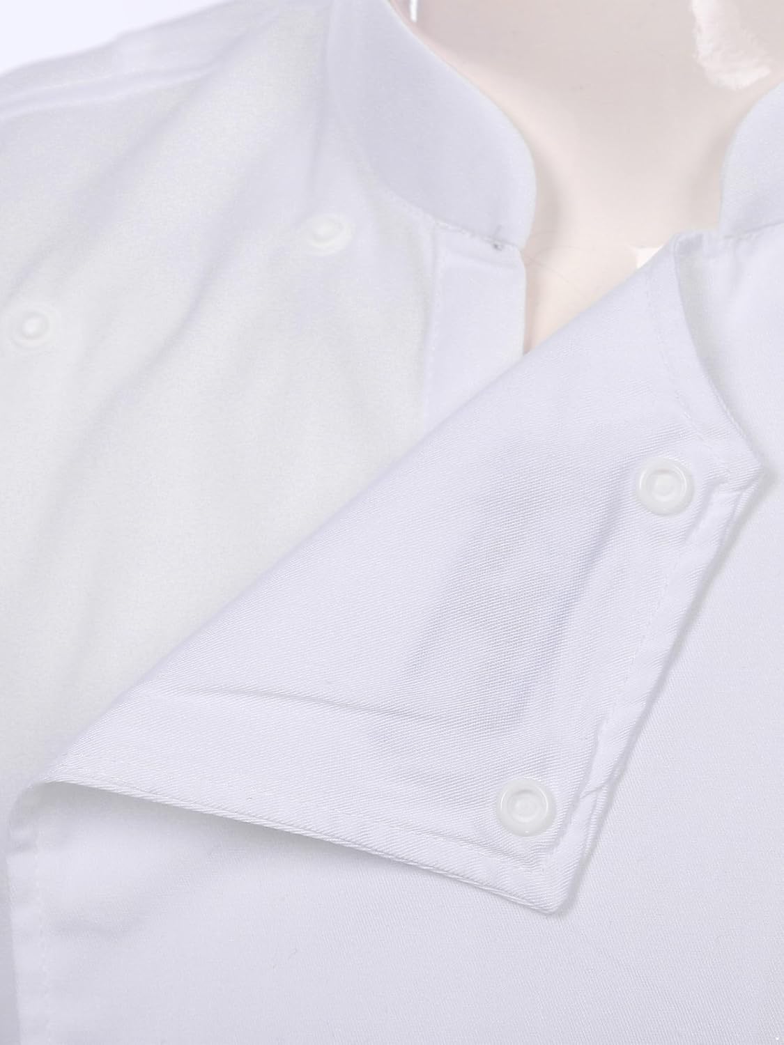 JEYPINMI Short Sleeve Chef Shirt Chef Jacket Kitchen Hotel Baking Cooking Uniform for Men Women