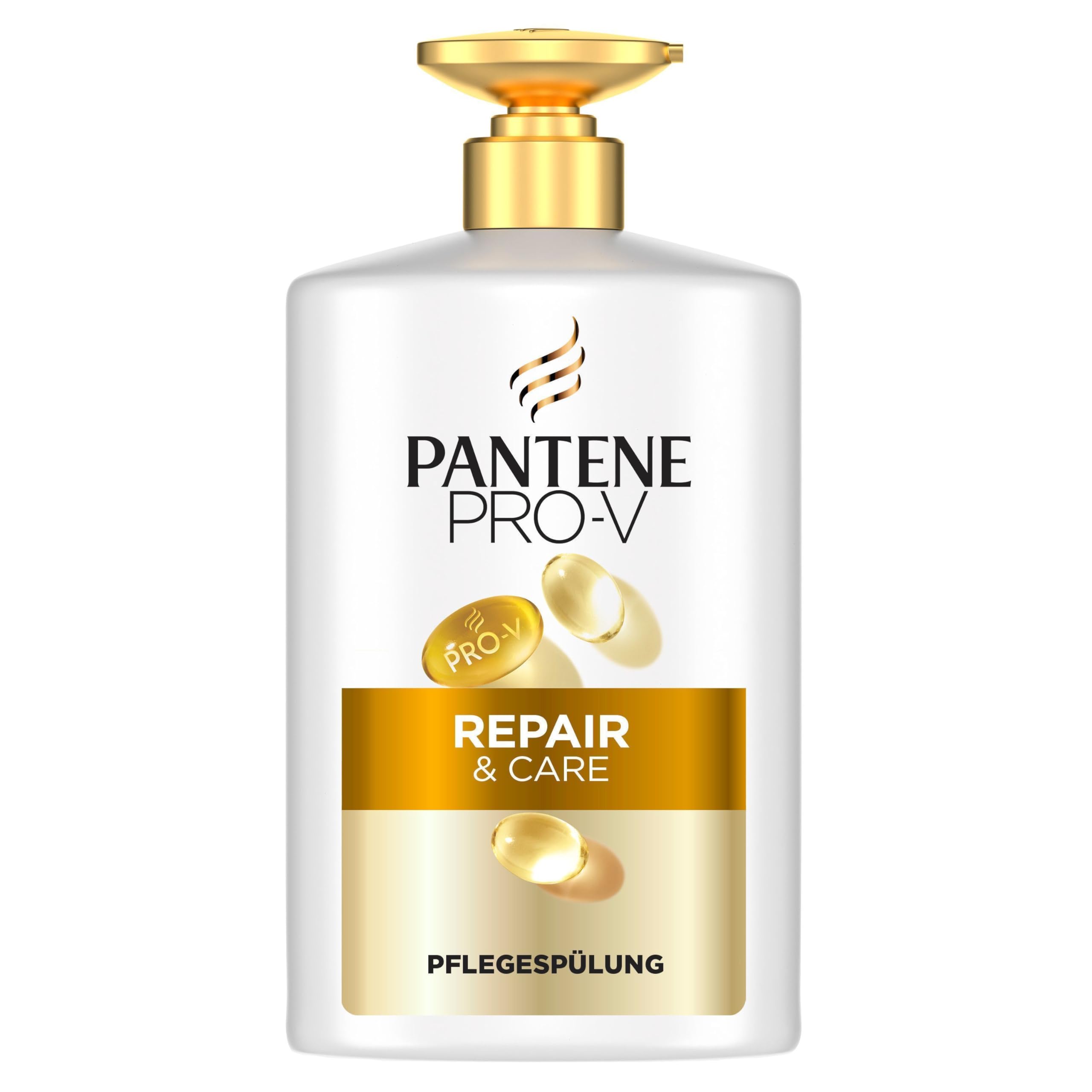 Pantene ProV Repair&Care Pflegespülung 800ml Pumpspender. Schwaches, Trockenes, Geschädigtes Haar. Schwerelose, tägliche Spülung. Fettet Nicht. Mit Pro-Vitamin B5 & Nährstoff-Formel. Active Nutri-Plex
