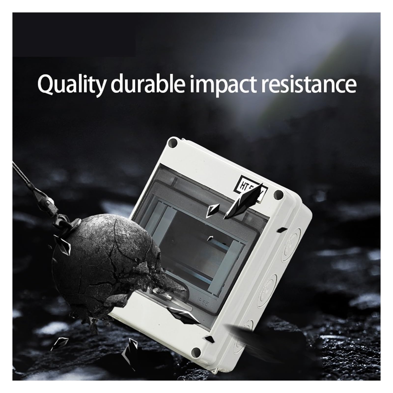 Boîte De Jonction Série HT Commutation Extérieure En Plastique ABS Distribution Étanche IP65 Protection AdéQuate(HT-15)