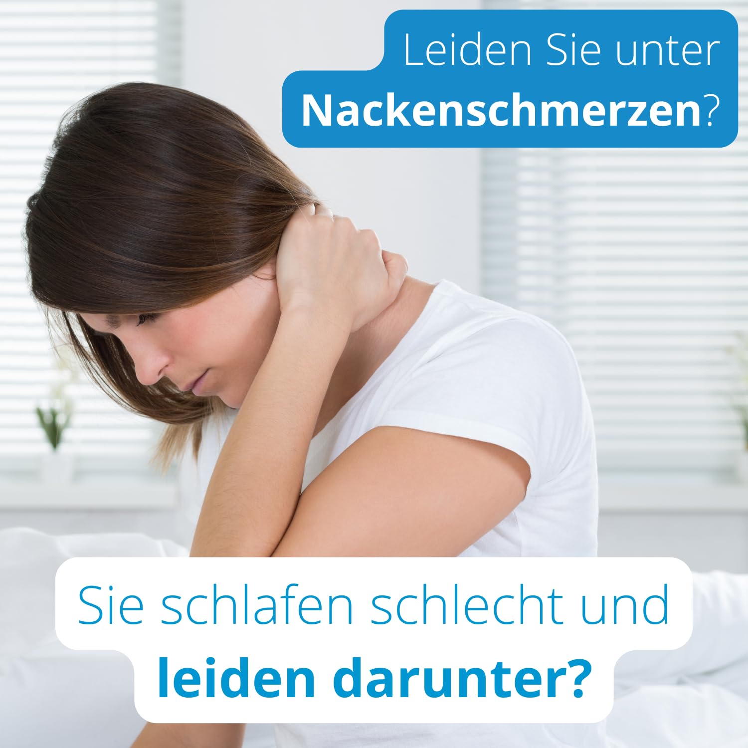 2er-Pack Memory Foam Kissen 40x60 Cm – Fest & Ergonomisch – Lindert Nackenschmerzen – 100% Viskoelastisch