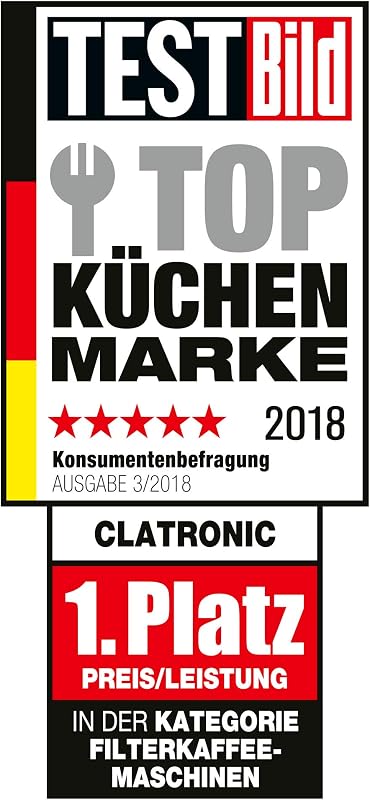 Clatronic KA 3733 egycsésze kávéfőző rozsdamentes bögre és aroma fedéllel