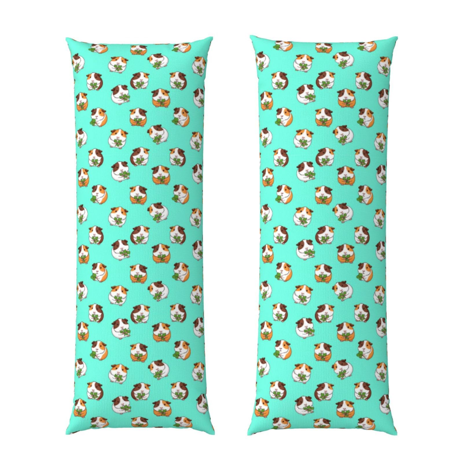 Body Pillow Case 20x60 Inch, Cute Guine Pig, Zippered Cozy Pillow Cover, Softffy Fabric, Comfortable Protector for Bedroom Couch Sofa