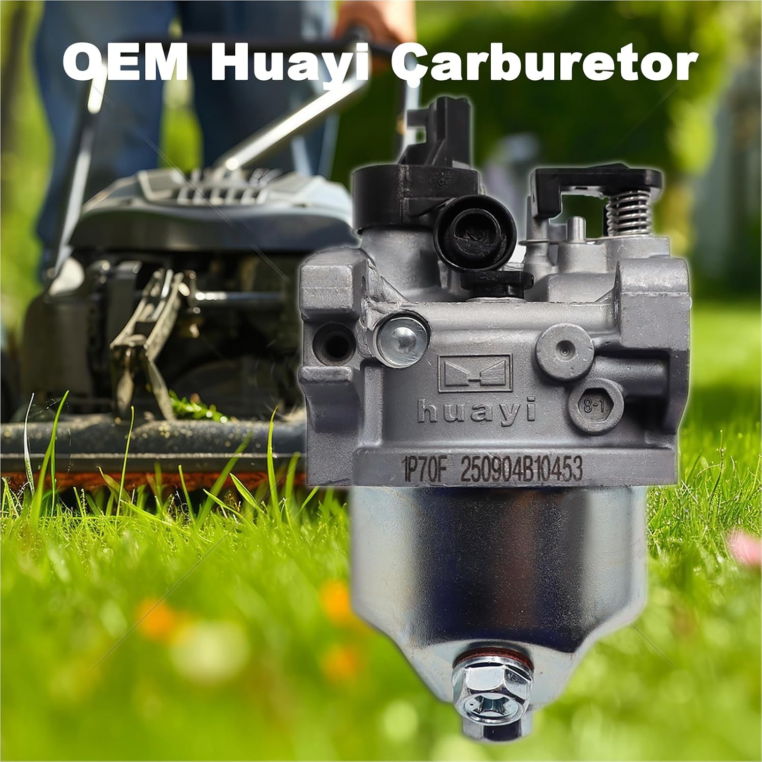 Huayi OEM Carburetor Carb Compatible with Kohler CV224 Engine Mower Kit with Gaskets