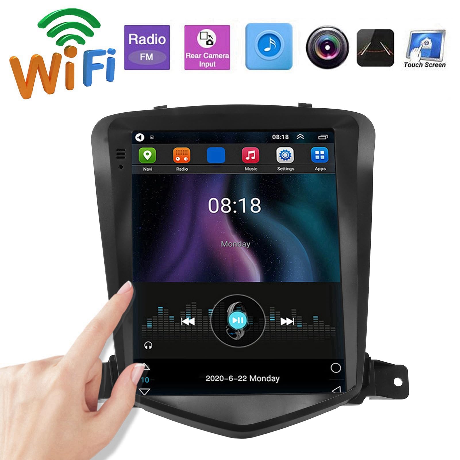 Autoradio 9,7 Pollici Con GPS E Vivavoce Per Cruze J300 2009-2015 – Lettore Multimediale Android Con WiFi