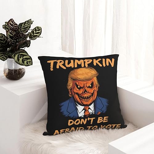 Miniatura 8 de Zombie Donald Trump - Divertida funda de almohada de Halloween para Halloween, diseño de Donald Trump (4) funda de almohada de doble cara de 18 x 18