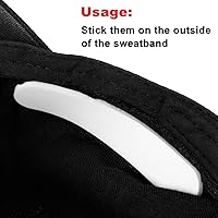 Vista 3 de Outus 23 piezas de cinta reductora de tamaño de sombrero, tamaño mixto, inserción de cinta reductora de espuma, rollo autoadhesivo (blanco + negro)