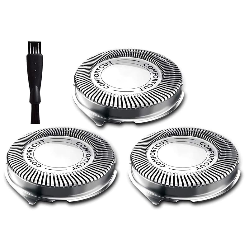 Cabeças de reposição SH30 JYvta para barbeadores Philips Series 3000, 2000 e 1000, pacote com 3 e escova
