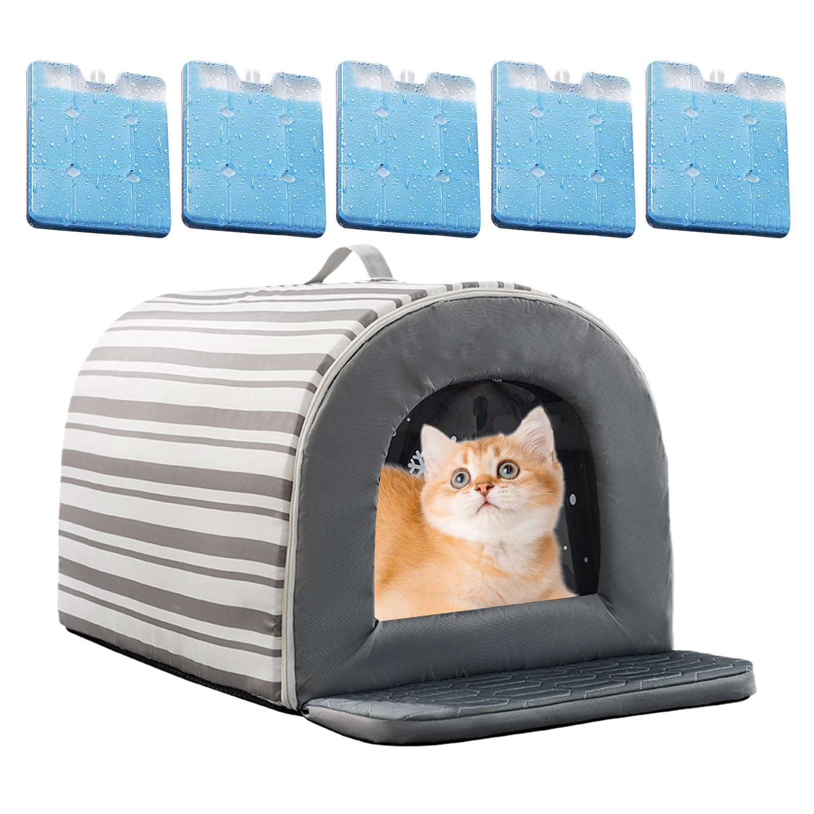 Maison rafraîchissante pour chat étanche contre la chaleur