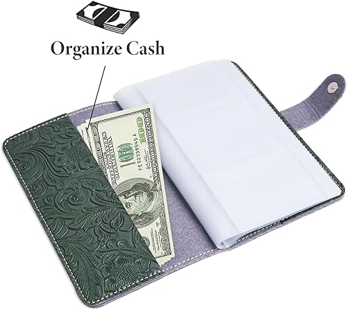 Miniatura 10 de LIZIMANDU - Estuche para tarjetas de visita, piel sintética, organizador de tarjetas de identificación, para hombres y mujeres, capacidad de hasta