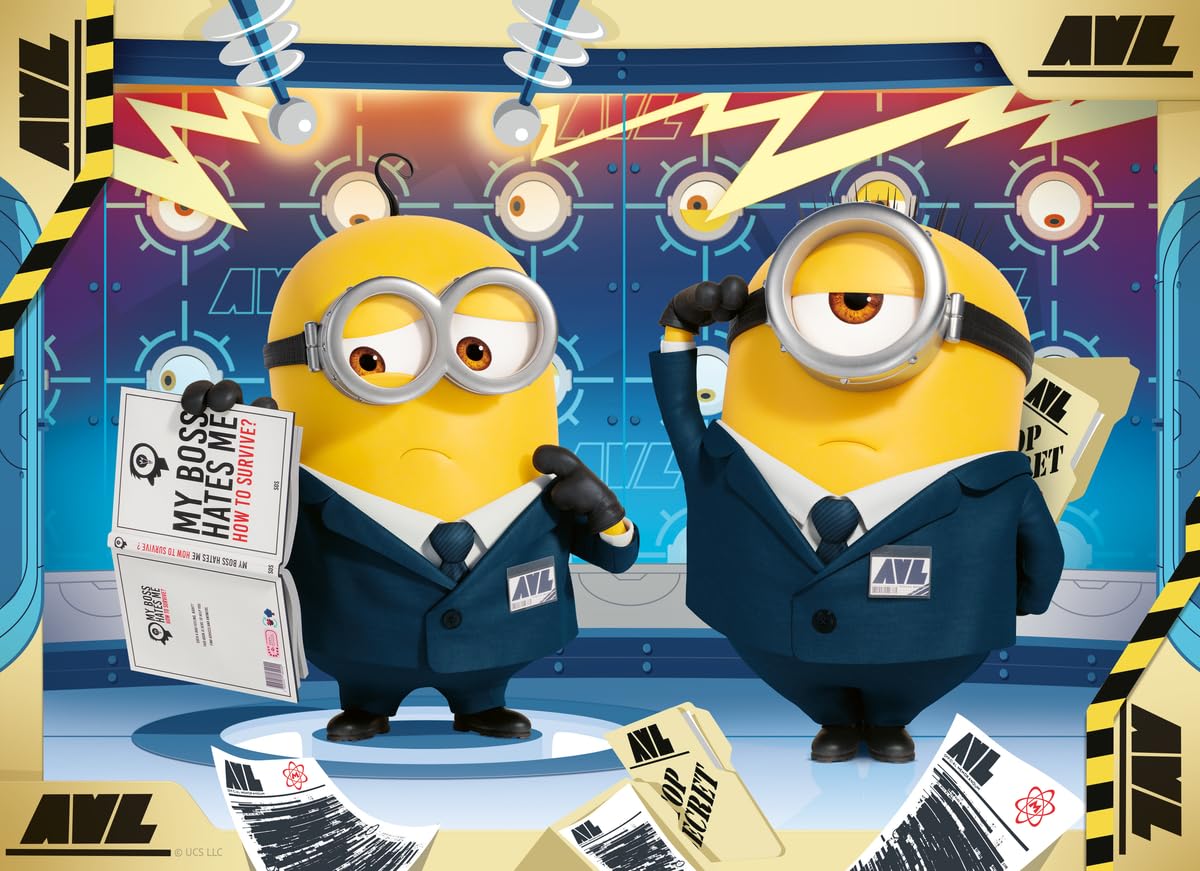 Ravensburger Puzzle Minions – Lot 4 X 100 Pièces – Despicable Me – Dès 5 Ans