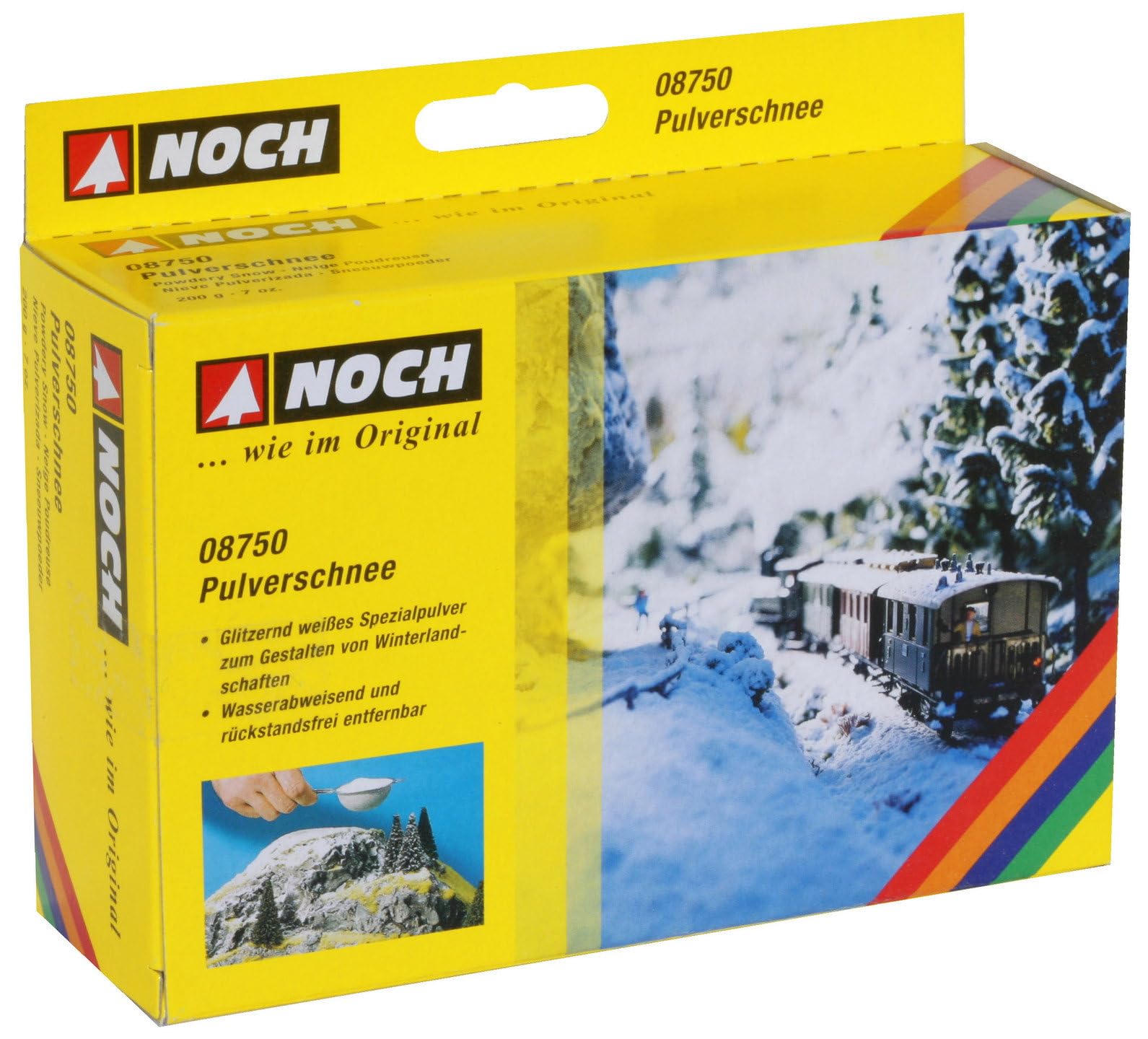 Noch - 08752 - Pâte à Neige 250 Ml Pour Modélisme Ferroviaire - Effet Neige Réaliste - Dès 14 Ans