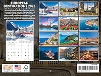 Vista 126 de Calendario de pared mensual 2025 de México, 12 meses, fabricado en Estados Unidos