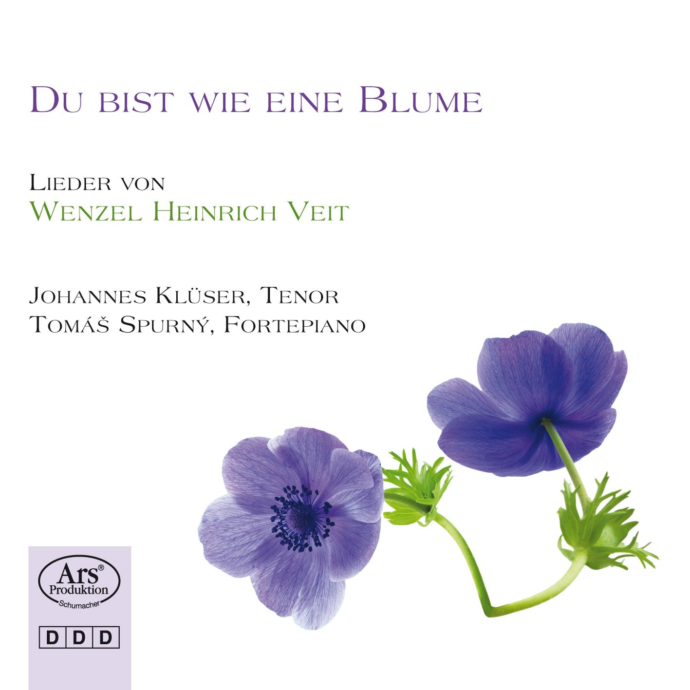 Wenzel Heinrich Veit: Du bist wie eine Blume - Lieder