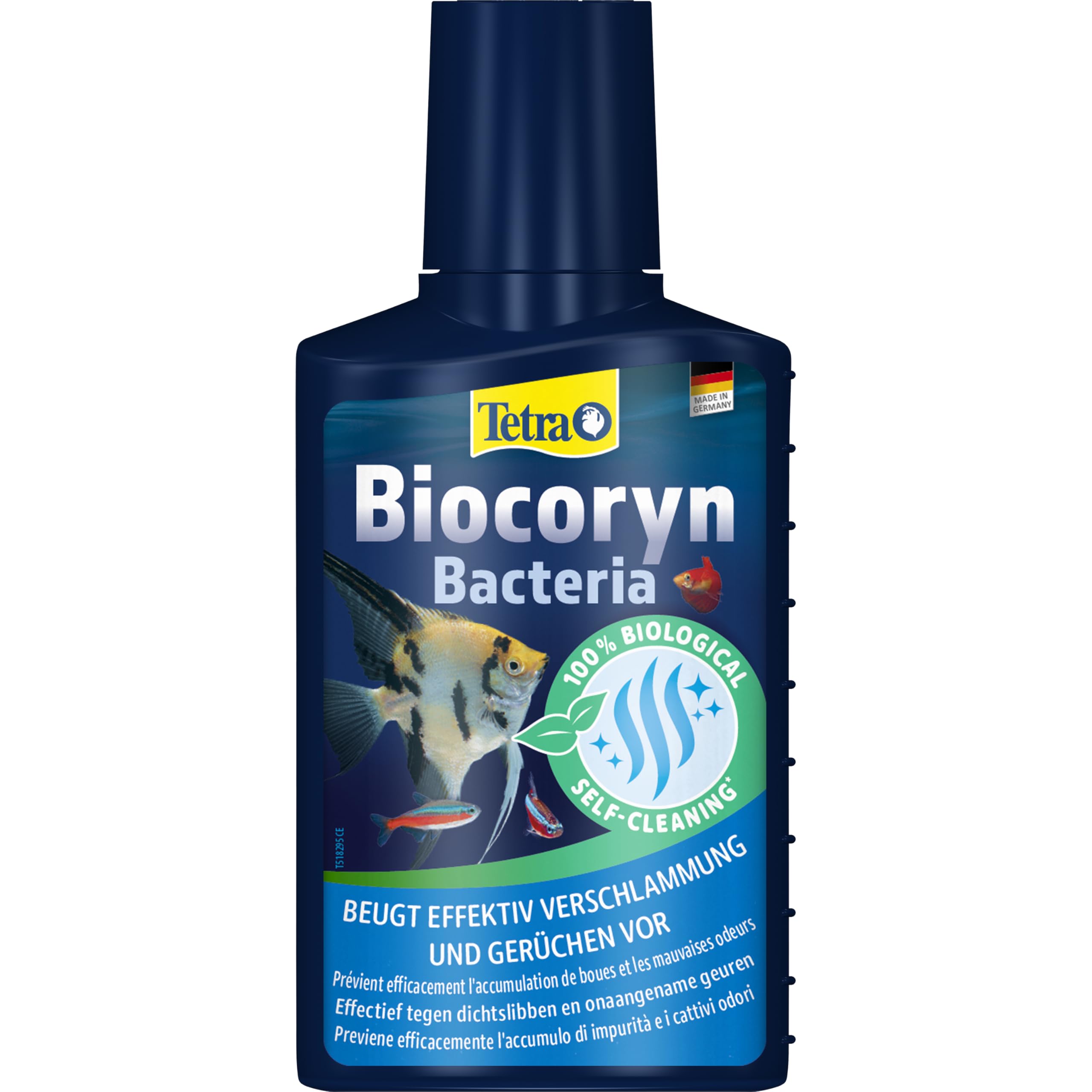 Tetra Biocoryn - Water Treatment Agent for Biodegradation of Pollutants, Prevents Mud & Odours in the Aquarium, 100 ml