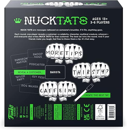 Miniatura 2 de Funko Games Juego de fiesta NUCK Tats para edades de 13 años en adelante para 3-6 jugadores