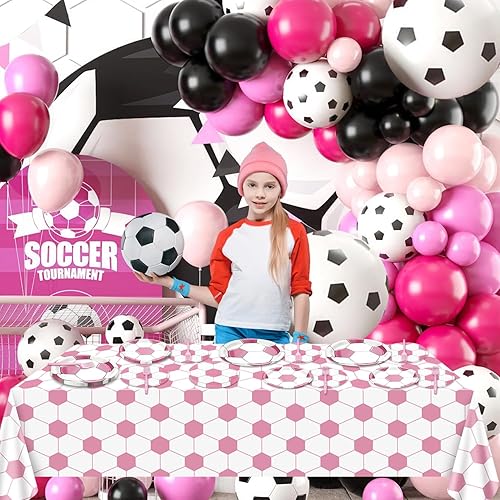 Miniatura 17 de Decoraciones de fiesta de videojuegos – 81 piezas de decoraciones de cumpleaños verdes con juegos que incluyen platos de juego, servilletas, mantel