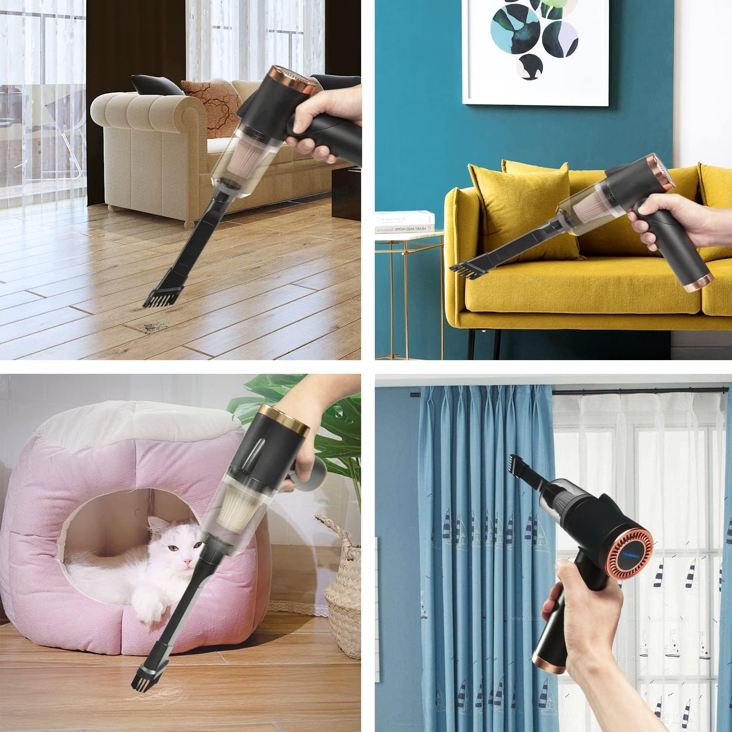 ColorCoral 2 Car Cleaning Slime +1 Foldable Handheld Vacuum Cleaner : Home & Kitchen