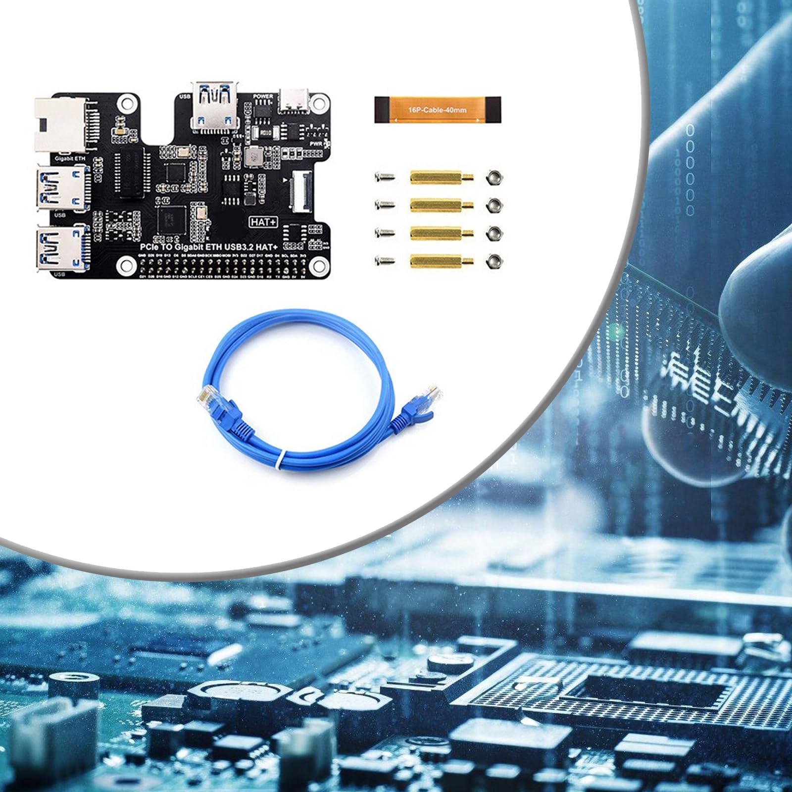 Aggiornamenti desktop PCIe a USB 3.2 Gen1 e Gigabit Ethernet Adapter per periferiche espanse Access PCIExpress Adapter
