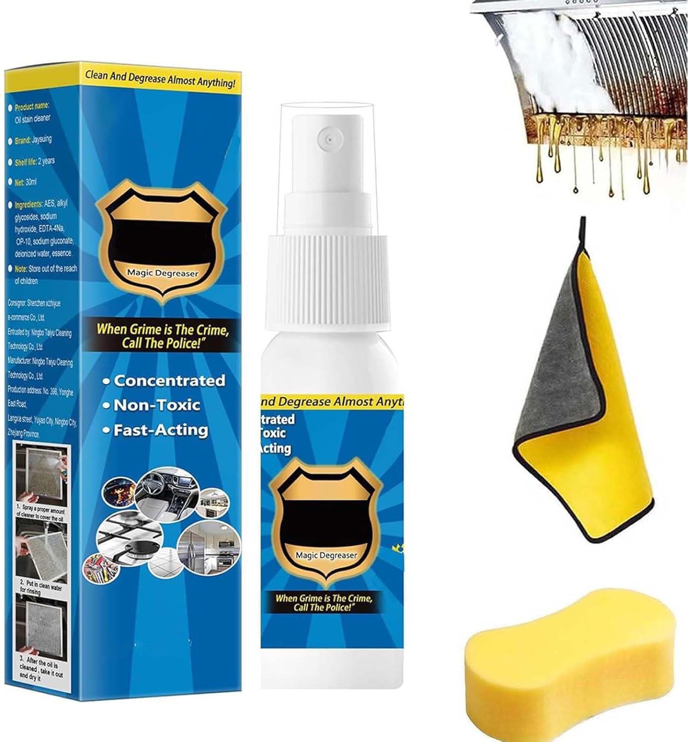 Magic Degreaser Cleaner Spray, Magic Degreaser Cleaner