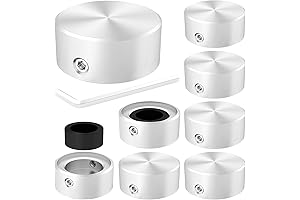 Barefoot Buttons | Metal Footswitch Toppers for Guitar Effect Pedal Stomp Switches