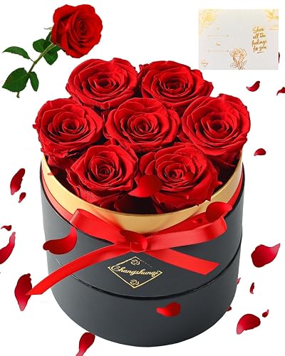 Changshunqi Forever Flowers Preserved Roses in a Box - 7