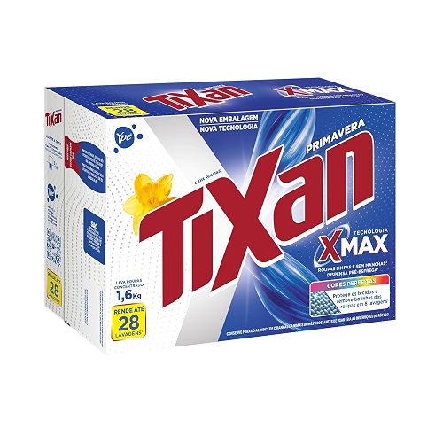 Tixan Ypê Lava Roupas em Pó Primavera 1,6Kg