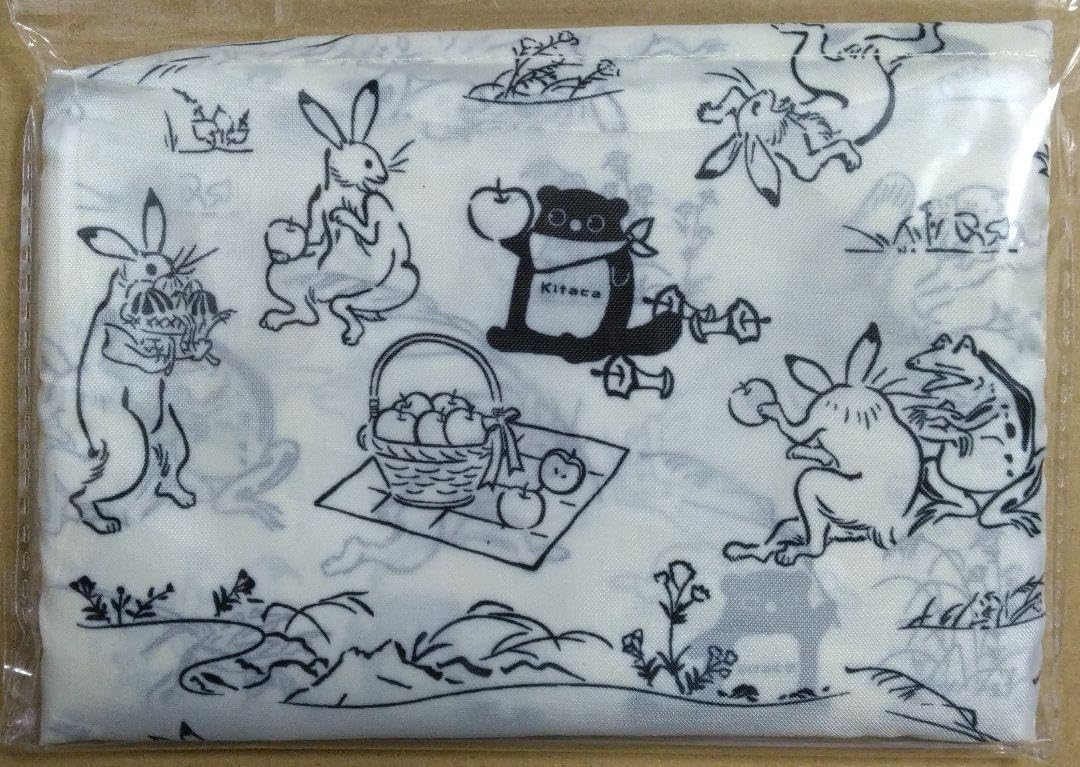 北海道限定『Kitaca&times;鳥獣戯画』エコバッグ JR北海道 エゾモモンガ