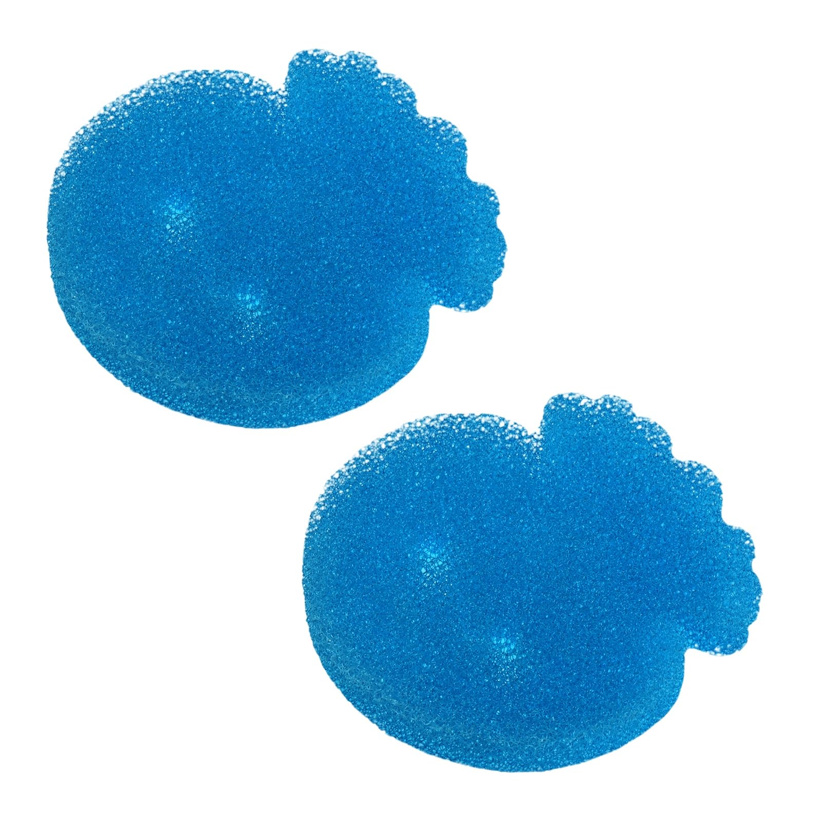 M METERXITY 40-Pack Hot Tub Scum Absorber, 10x10 Cm/3.9x3.9 Inch Sponge Jellyfish Pattern Scum Balls for Spa, Bathtub and Swimming Pool to Soak Up Oils Bathtub Accessories [Blue]