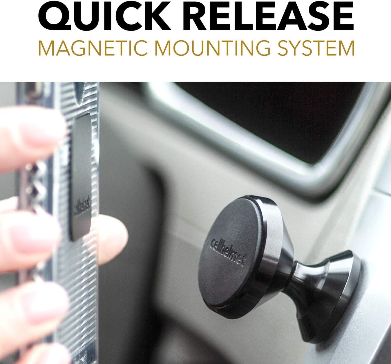 Up To 40% OFF cellhelmet 360° Magnetic Dash Mount Cell Phone Holder for Car Compatible with iPhone 11 Pro Max Xs 8 7 6S Se Galaxy Note 10 Plus S10+ S20 S9 S8 | As Seen on Shark Tank