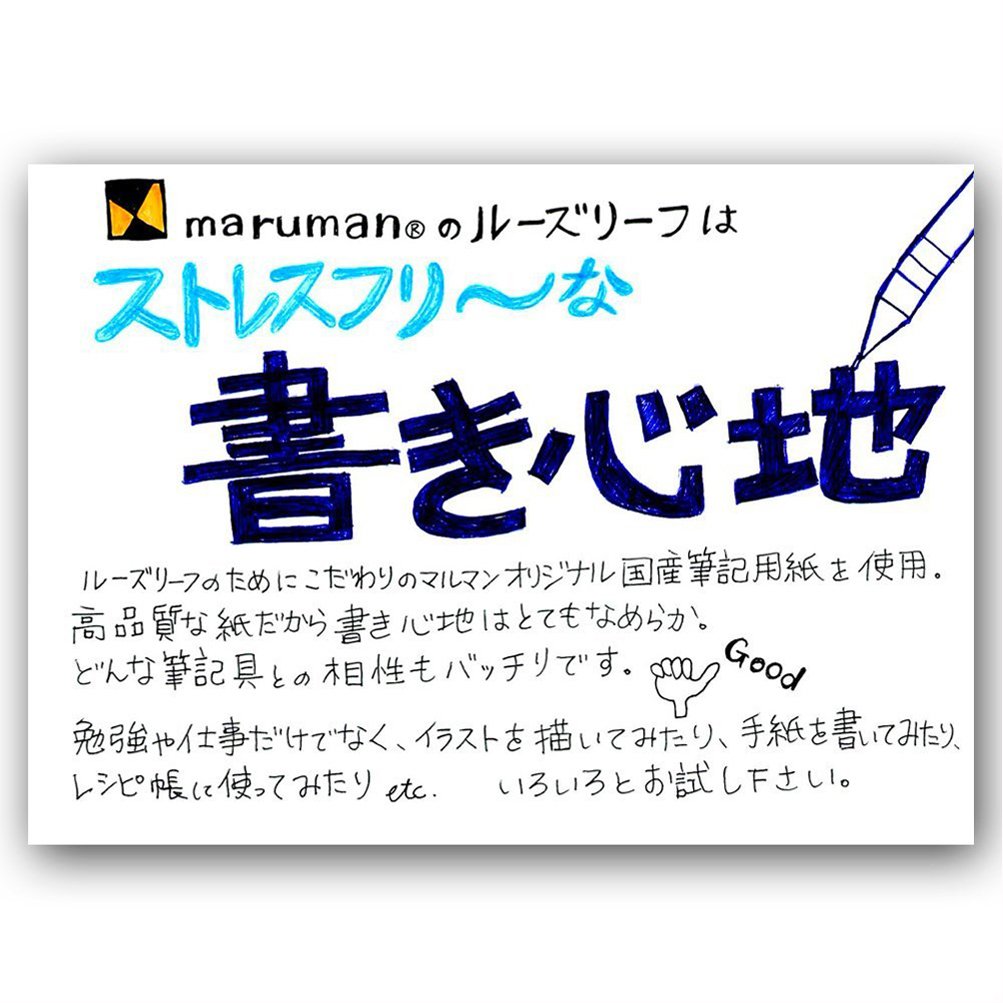 Maruman A4 de Loose Leaf Plain 100 Sheets l1106h by B. Toys